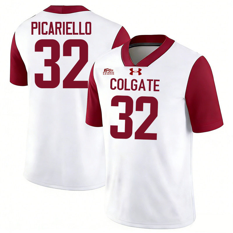 Colgate Raiders #32 Dane Picariello College Football Jerseys,Uniforms-White Colgate Raiders #32 Dane Picariello College Football Jerseys,Uniforms-White